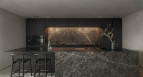Luksusowy apartament w ciemnych kolorach 