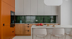 Penthouse w zieleni i terakocie
