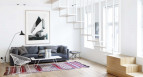 Loft w minimalistycznym stylu 