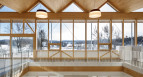 Nowy ratusz w La Pêche – architektura w drewnie