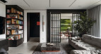 Monochromatyczny penthouse w Bydgoszczy