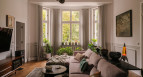 Secesyjny apartament redefiniujący współczesną elegancję