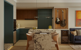 Apartament, w którym design spotyka muzykę