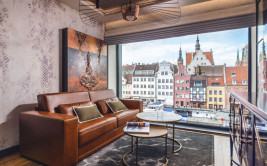 Eleganckie mieszkanie w stylu soft loft na Wyspie Spichrzów w Gdańsku