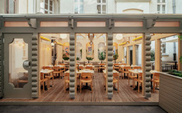 Warszawska restauracja Bibenda z nowym pawilonem