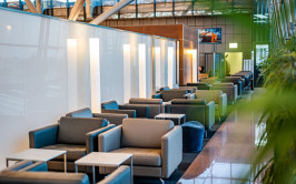 Lotnisko w Hamburgu | VIP Lounge stworzony przez BoConcept Business