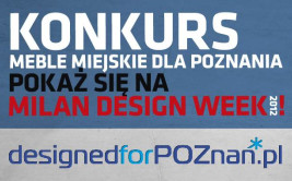 DESIGNED FOR POZNAŃ – meble miejskie dla Poznania