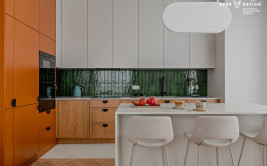 Penthouse w zieleni i terakocie