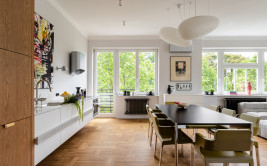 Apartament na Mokotowie ze sztuką w roli głównej