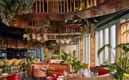 Restauracja z motywem dżungli 