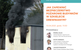 Webinarium Saint-Gobain: Jak zapewnić bezpieczeństwo pożarowe budynków w szkielecie drewnianym?