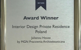 Pracownia MGN z nagrodą w konkursie The European Property Awards 2017