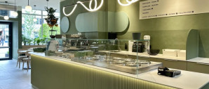 Wnętrze lodziarni Gelato w Knurowie