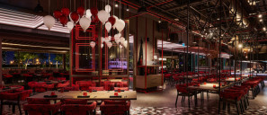 Ekscentryczne wnętrza dubajskiej restauracji