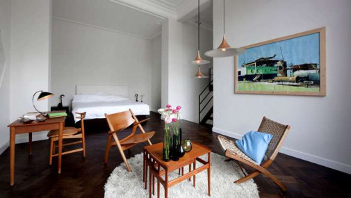 Hotel Tenbosch, Patrice Lémeret, Michel Penneman, Catharina Eklof, styl skandynawski, hotel, Bruksela