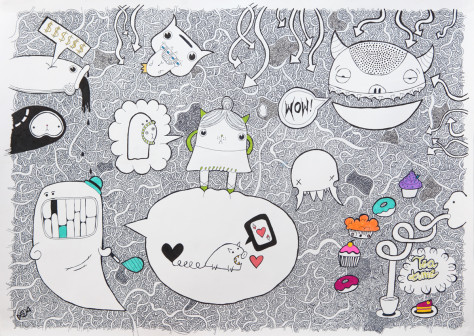Nowarastudio, Joanna Nowara, mieszkanie dla singla, Kinga Karpowicz, grafika