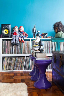 Studio Guilherme Torres, Pil Marques, mieszkanie kolekcjonera, vintage toys 