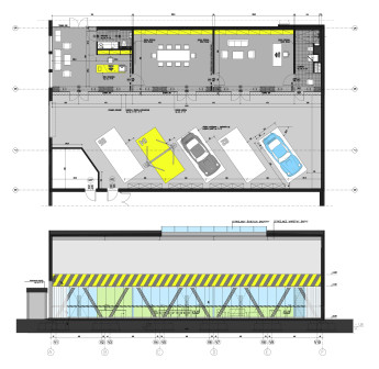 Ultra Architects, biuro-garaż, biuro TS Investment, Poznań
