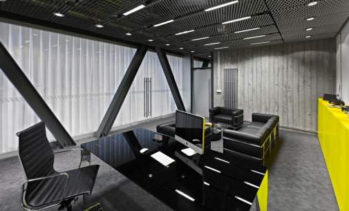 Ultra Architects, biuro-garaż, biuro TS Investment, Poznań