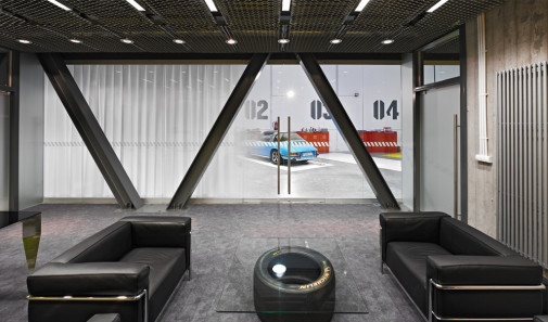 Ultra Architects, biuro-garaż, biuro TS Investment, Poznań