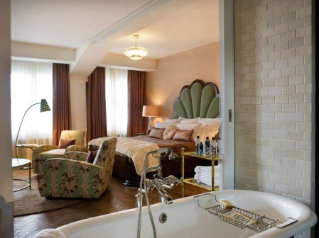 Soho House Berlin, Susie Atkinson, Michaelis Boyd Associated, Bauhaus, hotel w Berlinie