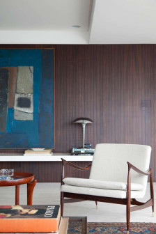 Felipe Hess, apartament w São Paulo, vintage, styl lat 50.