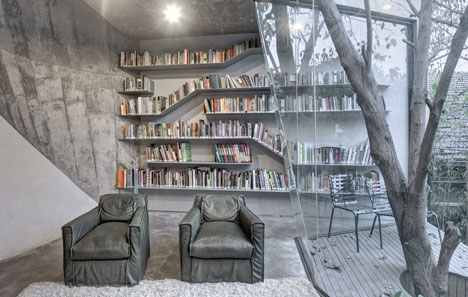 Archi-Union, Tea House w Szanghaju, klatka schodowa, modelowanie parametryczne