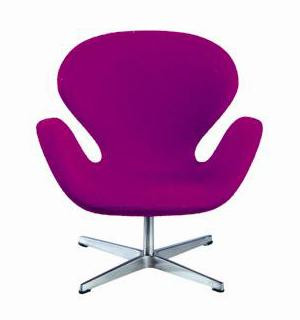 Arne Jacobsen, fotel Swan, fotel Łabędź, design skandynawski