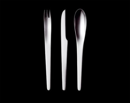 Arne Jacobsen, sztućce z Odysei Kosmicznej 2001, design skandynawski