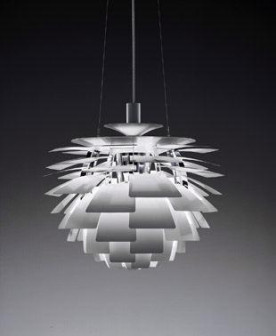 Poul Henningsen, lampa Artichoke, design skandynawski