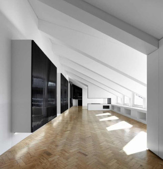 João Tiago Aguiar Arquitectos, RF Apartament, biało-czarne wnętrza