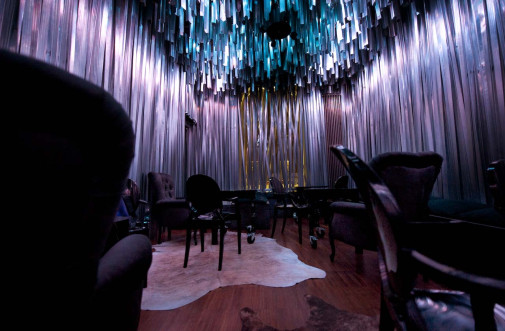 medusagroup, medusaindustry, Jazz Cafe w Chorzowie, dekoracja z profili aluminiowych