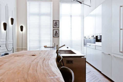 So-An, Isabelle Stanislas i Leiko Oshima, apartament przy Rue de Rivoli w Paryżu, wnętrza arystokratyczne
