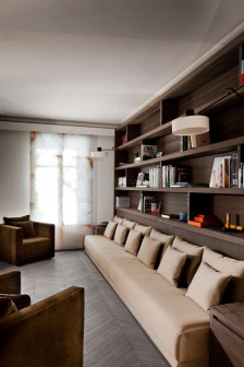 SO-AN, apartament przy Rue le Notre w Paryżu, apartament w stylu lat 50 XX wieku