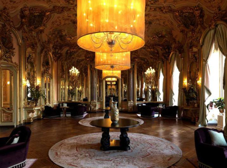 Grand Hotel Vila Cora weFlorencji, wnętrza w stylu eklektycznym