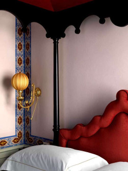 Grand Hotel Vila Cora weFlorencji, wnętrza w stylu eklektycznym