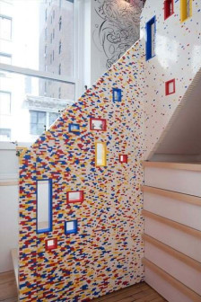 I-Beam Architecture, Melissa Marks i Vicente Caridem, balustrada z klocków Lego