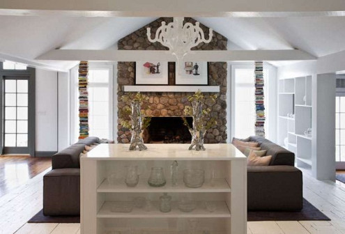 UXUS Design, Wilton Residence w Connecticut, dom w stylu amerykańskim i europejski design