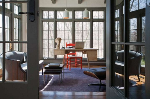 UXUS Design, Wilton Residence w Connecticut, dom w stylu amerykańskim i europejski design