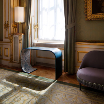 Lee Broom, Gold Salon w Lancaster House, miejsce spotkań biznesowych w czasie Igrzysk Olimpijskich w Londynie