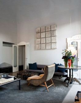 DIMORE Studio, Britt Moran, Emiliano Salci, apartament i biuro w XVIII-wiecznym pałacu w Mediolanie