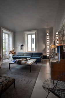 DIMORE Studio, Britt Moran, Emiliano Salci, apartament i biuro w XVIII-wiecznym pałacu w Mediolanie