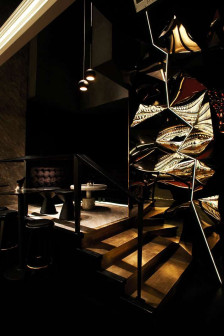 Tom Dixon, Tazmania Ballroom, ekskluzywny klub nocny w Hong Kongu, wnętrza w stylu glamour