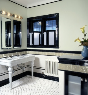 art deco w łazience