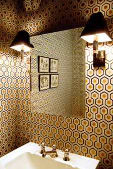 art deco w łazience