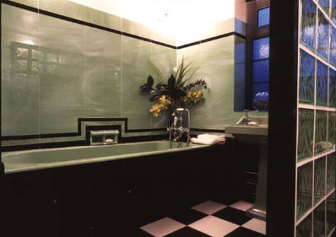 art deco w łazience