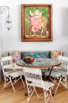 design, boho, jadalnia