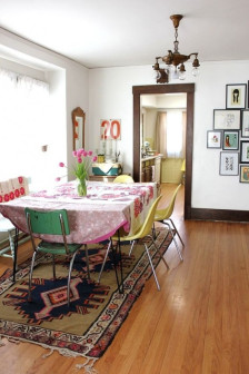 design, boho, jadalnia
