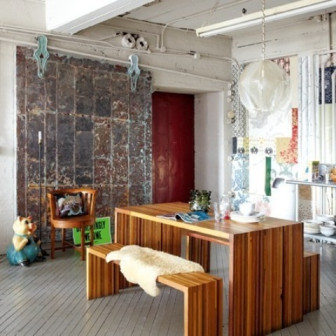 design, boho, jadalnia