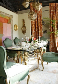 design, boho, jadalnia